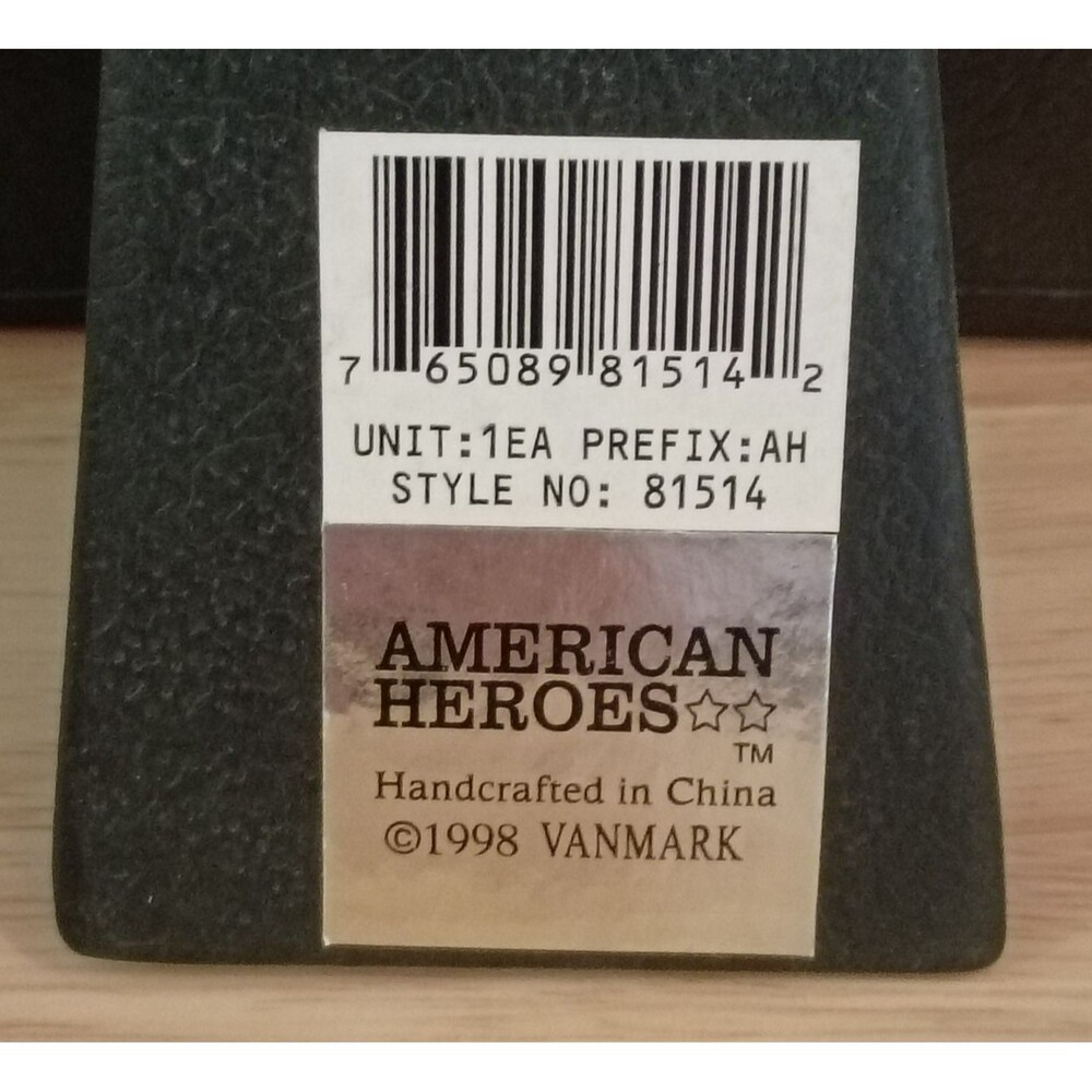 Vintage 1998 Vanmark American Hero's United States Army 4x6 Photo Frame Resin 3D - Picture 7 of 9